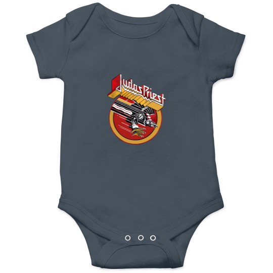 Discover Judas Priest SFV Solid Vintage Black Onesies