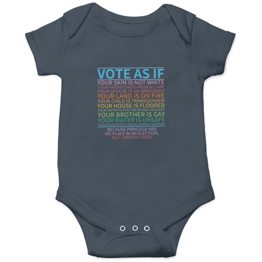 Discover Vote as if Onesies, Human Rights Onesies, Protest Apparel