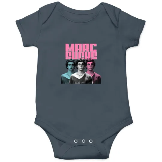 Discover Marc Sucks Empire Records Mark Funny Pop Art 90 Movies Damn the Man Unisex Onesies