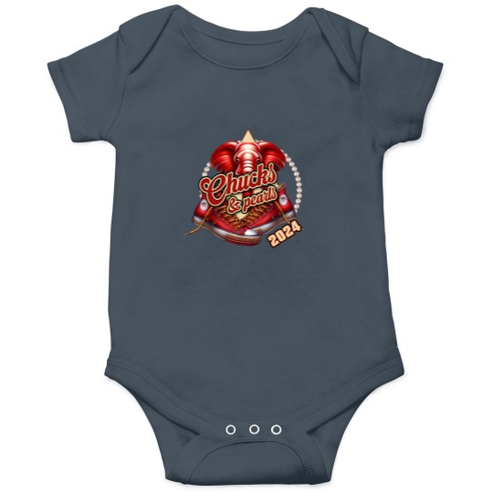 Discover Delta Chucks and Pearls Onesies