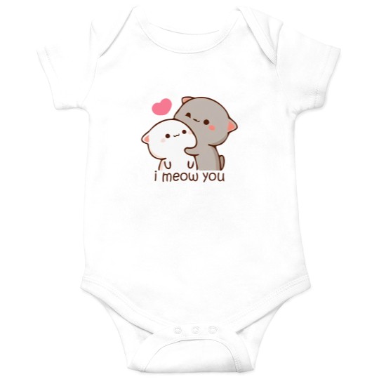 Discover Peach and goma mochi cat Onesies