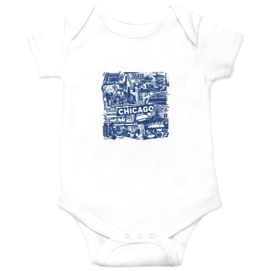Discover Chicago Windy City Vacation Onesies