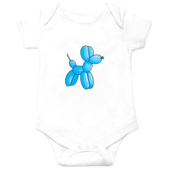 Discover Blue Cartoon Ballon dog Onesies