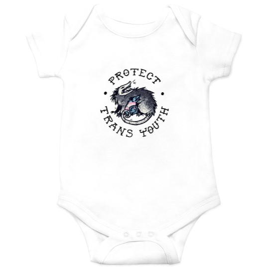 Discover Protect Trans Youth Possum Support Trangender LGBT Pride Onesies