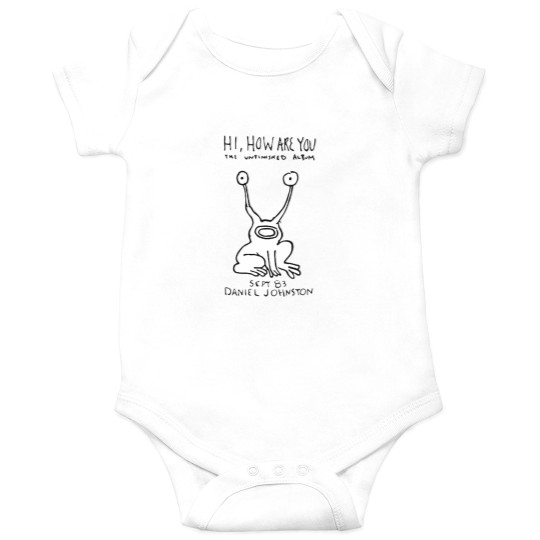 Discover DANIEL JOHNSTON - HI, HOW ARE YOU ALBUM Onesies