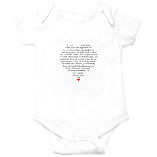 Discover Counting Crows Colorblind Grey Heart Onesies