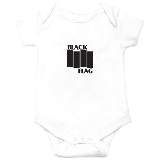 Discover black logo flag Onesies