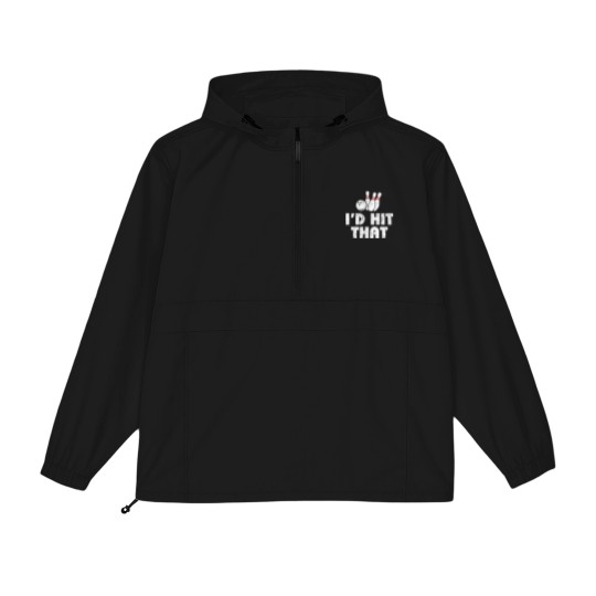 Discover Bowling Packable Anorak Jackets - I'd Hit That - Vintage - Gift For Bowlers Packable Anorak Jackets