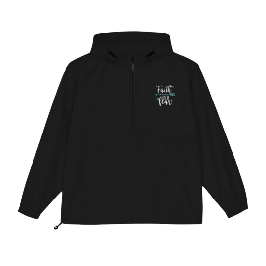 Discover Faith Over Fear - Faith Over Fear Apparel Packable Anorak Jackets