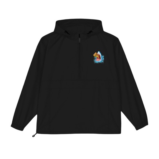 Discover Pizza Eating Shark Packable Anorak Jackets Kids Boys Food Lovers Jawsome Packable Anorak Jackets Packable Anorak Jackets