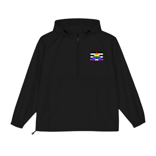 Discover Straight Ally Pride Flag  Essential Packable Anorak Jackets