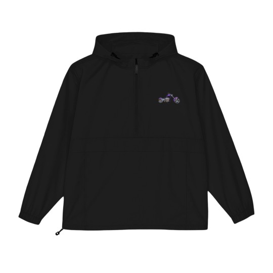 Discover Purple Chopper Motorcycle Packable Anorak Jackets Packable Anorak Jackets