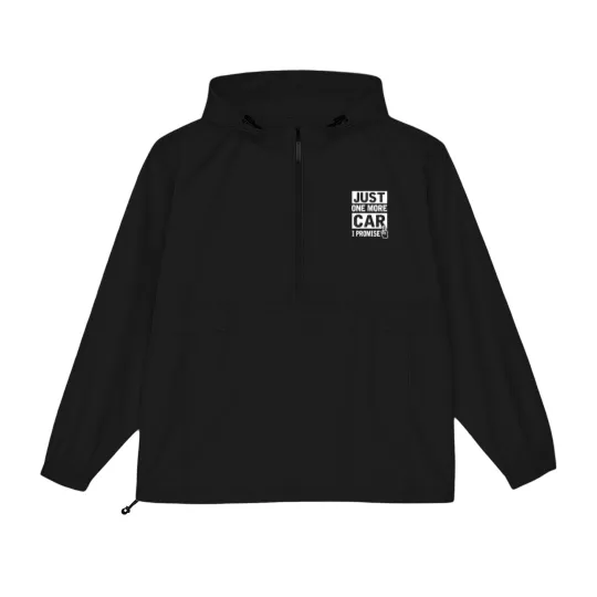 Discover Car - Just One More Car I Promise Funny Mechanic Packable Anorak Jackets
