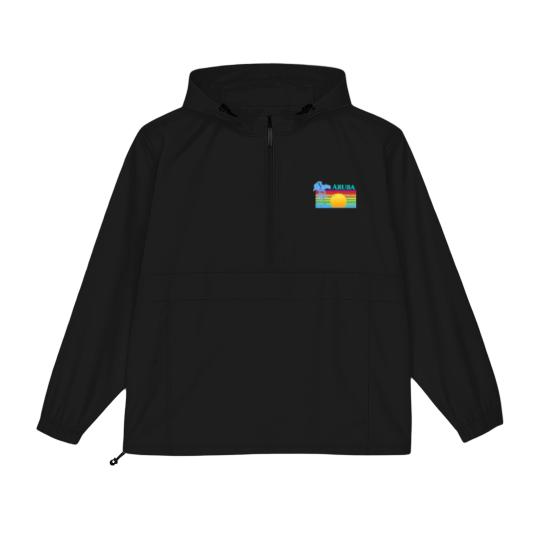 Discover Retro Beach Aruba Sunset - Aruba - Packable Anorak Jackets