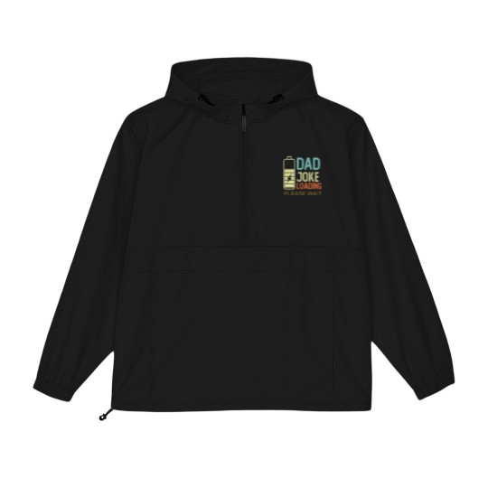 Discover Dad Joke Loading Please wait, vintage color Packable Anorak Jackets