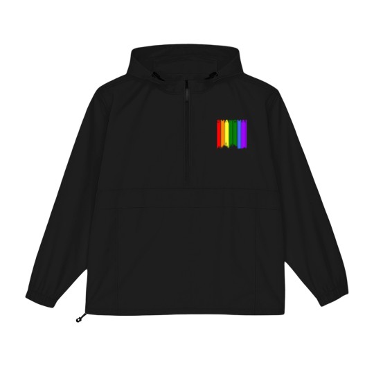 Discover Shanghai China Rainbow LGBT Gay Pride Packable Anorak Jackets