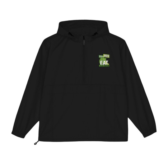 Discover Real Men Eat Broccoli - Men - Packable Anorak Jackets