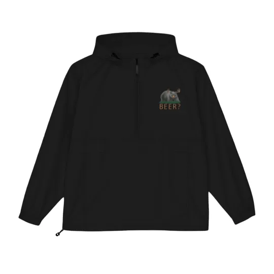 Discover Bear Deer Beer - Beer - Packable Anorak Jackets