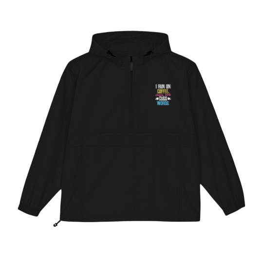 Discover I Run On Coffee Chaos And Cuss Words Coffeeholic Packable Anorak Jackets