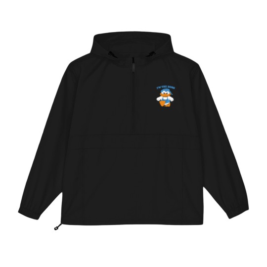 Discover I'm The Boss Duck Packable Anorak Jackets 90s Cartoon Tourist Packable Anorak Jackets