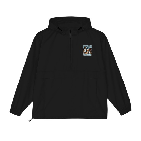Discover Michael Jordan UNC 90s Style Vintage Bootleg Packable Anorak Jackets graphic Packable Anorak Jackets
