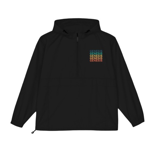 Discover Genesis Name Packable Anorak Jackets - Genesis Vintage Retro Name Gift Item Packable Anorak Jackets - Genesis - Packable Anorak Jackets