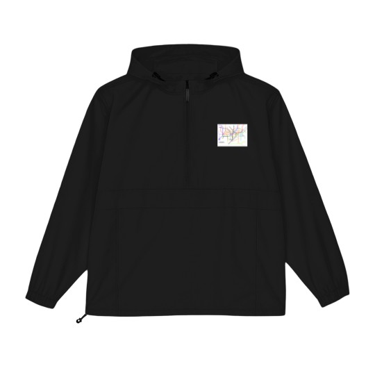 Discover London Metro Map Packable Anorak Jackets