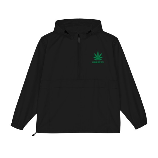 Discover Marijuana Legalize it Packable Anorak Jackets
