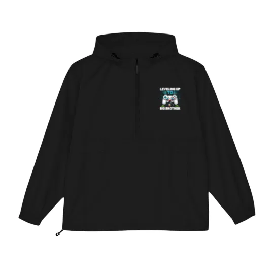 Discover Leveling up to Big Brother 2024 funny gamer Packable Anorak Jackets