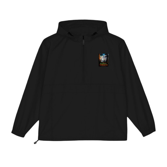 Discover Yosemite Packable Anorak Jackets Vintage National Park Packable Anorak Jackets