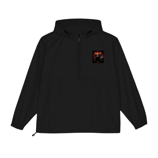 Discover Lucifer circle script photographic print Packable Anorak Jackets