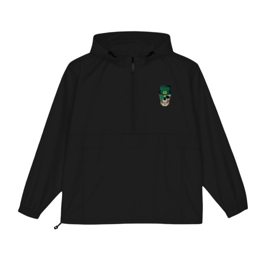 Discover Skull St Patrick's Day Packable Anorak Jackets, Horror St Patrick's Day Packable Anorak Jackets, Lucky Irish Packable Anorak Jackets, Shamrock Packable Anorak Jackets