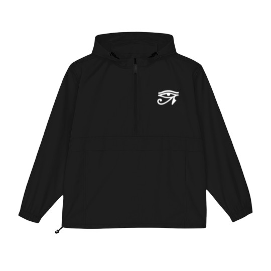 Discover Eye Ra Horus Black Packable Anorak Jackets