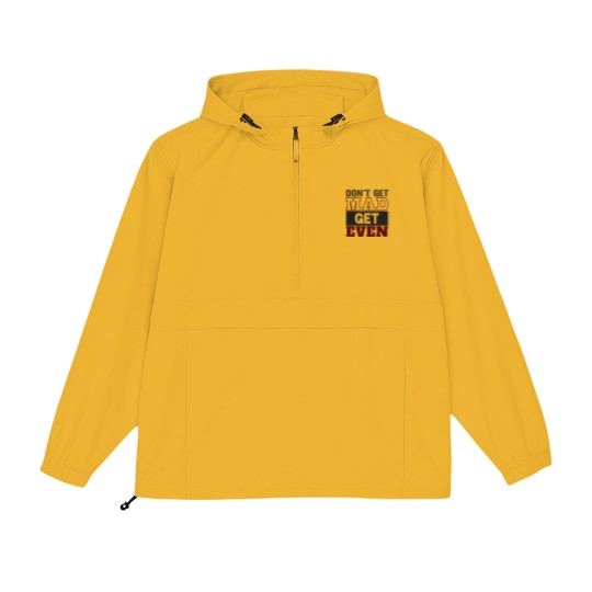 Discover Don't Get Mad Get Even Packable Anorak Jackets