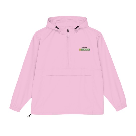 Discover Funny Wordle Style Joke. Wordle Gamer Packable Anorak Jackets