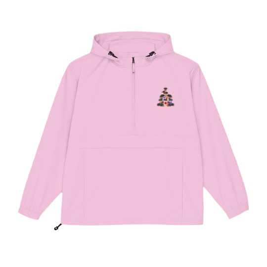 Discover Funny Christmas Rottweiler Dog Packable Anorak Jackets , Rottweiler Dog
