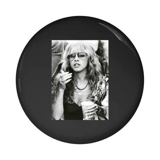 Discover Stevie Nicks Smoking Young Style Pin Buttons