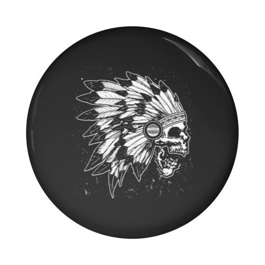 Discover skull native Pin Buttons