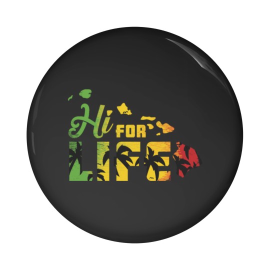 Discover Hawaii For Life Rasta Island Chain Gift traveler Pin Buttons