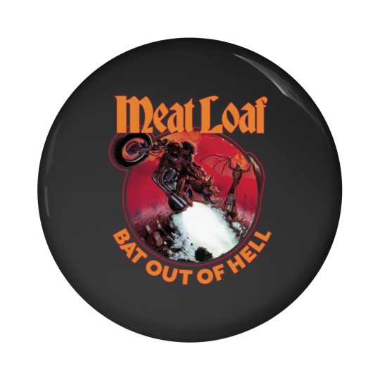Discover Meat Loaf Bat Out Of Hell Pin Buttons