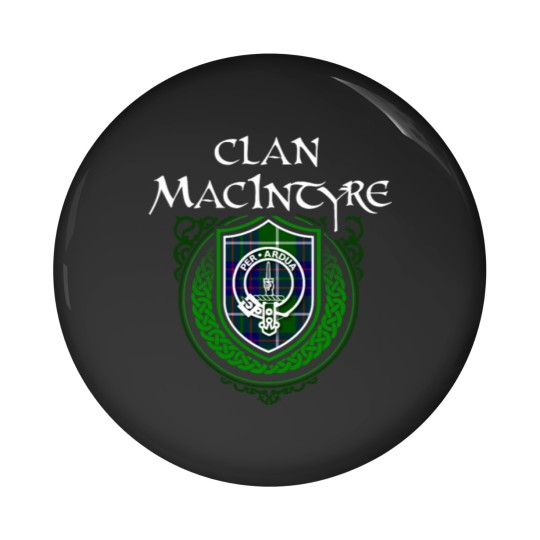 Discover MacIntyre Surname Scottish Clan Tartan Crest Badge Pin Buttons