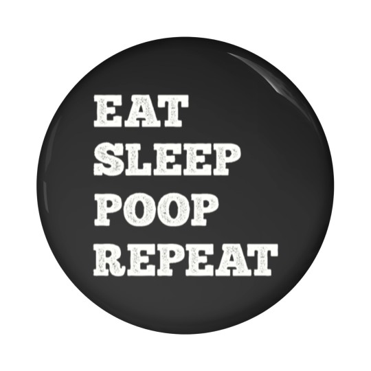 Discover Eat Sleep Poop Repeat Pin Buttons
