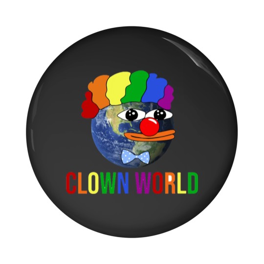 Discover clown world Pin Buttons