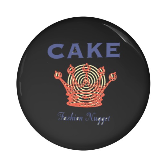 Discover cake fashion nugget Pin Buttons