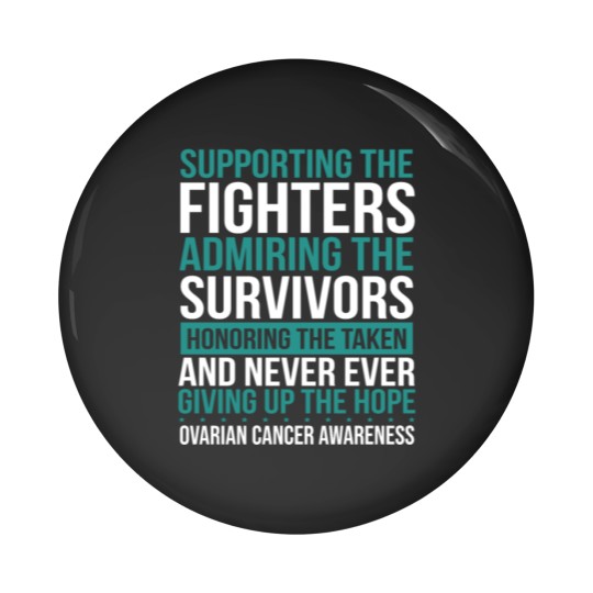 Discover Ovarian Cancer Ovarian Cancer Survivor Ribbon Pin Buttons