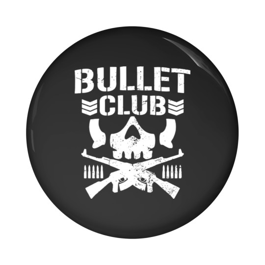 Discover Japan Pro Wrestling Bullet Club Bone Soldier Pin Buttons