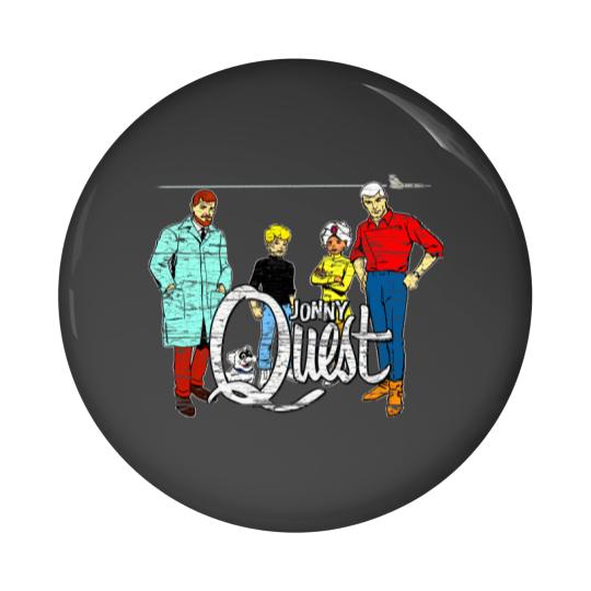 Discover Jonny Quest - weathered board distressed - Jonny Quest - Pin Buttons