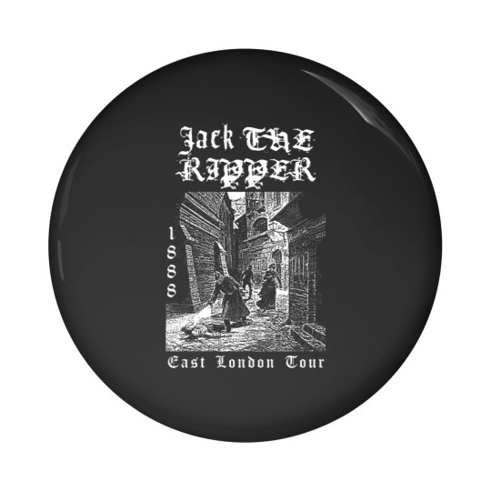 Discover Jack The Ripper - Heavy Metal - Pin Buttons