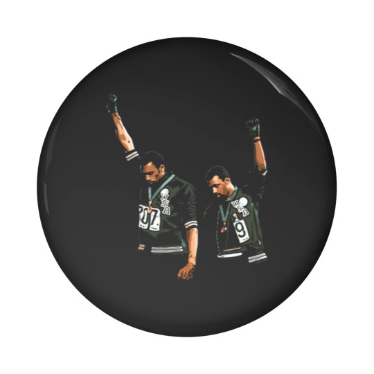 Discover 1968 Black Power Salute Illustration Classic T-Shi Pin Buttons