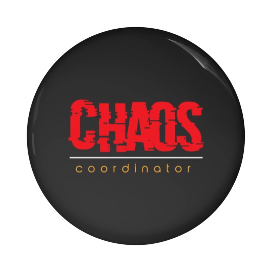 Discover Chaos Coordinator Design Pin Buttons